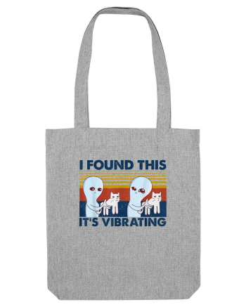 I Found This It's Vibrating Alien Vintage Heather Grey