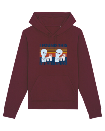 I Found This It's Vibrating Alien Vintage Burgundy