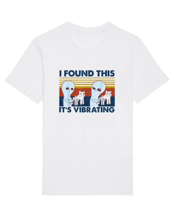 I Found This It's Vibrating Alien Vintage White