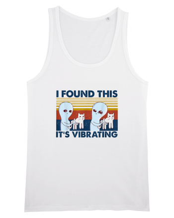 I Found This It's Vibrating Alien Vintage White