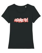 Ogoaie-te II Tricou mânecă scurtă guler larg fitted Damă Expresser