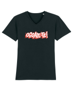 Ogoaie-te II Tricou mânecă scurtă guler V Bărbat Presenter