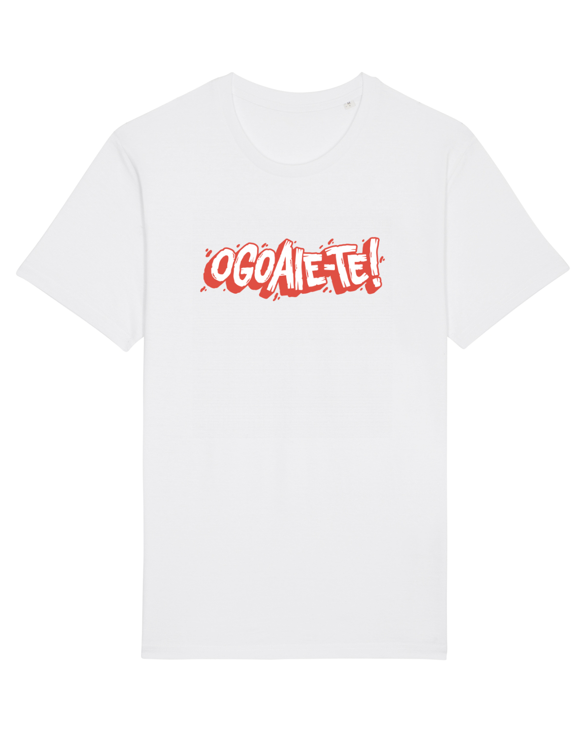 Tricou mânecă scurtă Unisex Rocker White