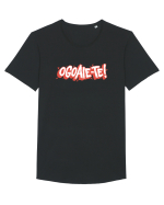 Ogoaie-te II Tricou mânecă scurtă guler larg Bărbat Skater