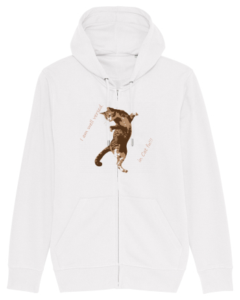 Cat Fu Fighting White