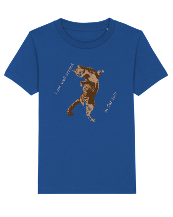 Cat Fu Fighting Majorelle Blue