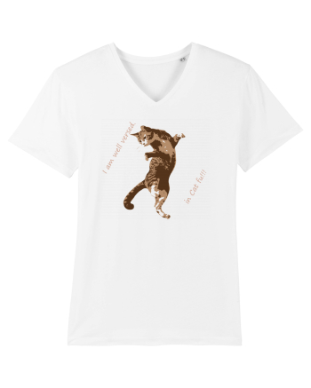 Cat Fu Fighting White
