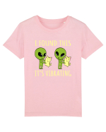 I Found This It's Vibrating Funny Alien Cat Tricou mânecă scurtă  Copii Mini Creator