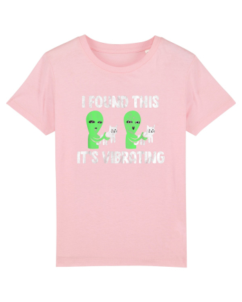 I Found This It's Vibrating Funny Cat Alien Cotton Pink