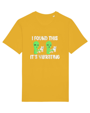 I Found This It's Vibrating Funny Cat Alien Spectra Yellow