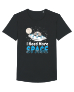 I Need More Space Tricou mânecă scurtă guler larg Bărbat Skater