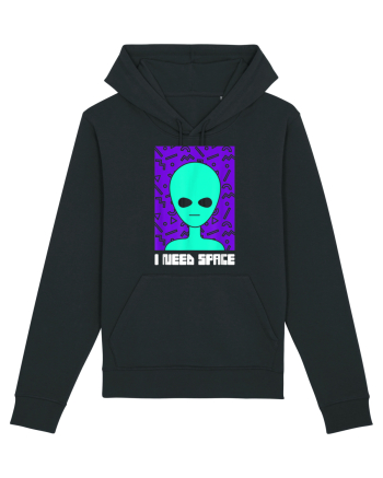 I Need Space Funny Alien Black