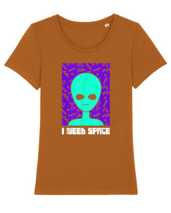 I Need Space Funny Alien Roasted Orange