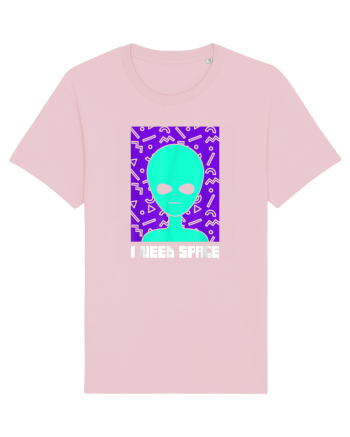 I Need Space Funny Alien Cotton Pink