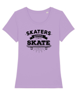 Skaters Gonna Skate Tricou mânecă scurtă guler larg fitted Damă Expresser