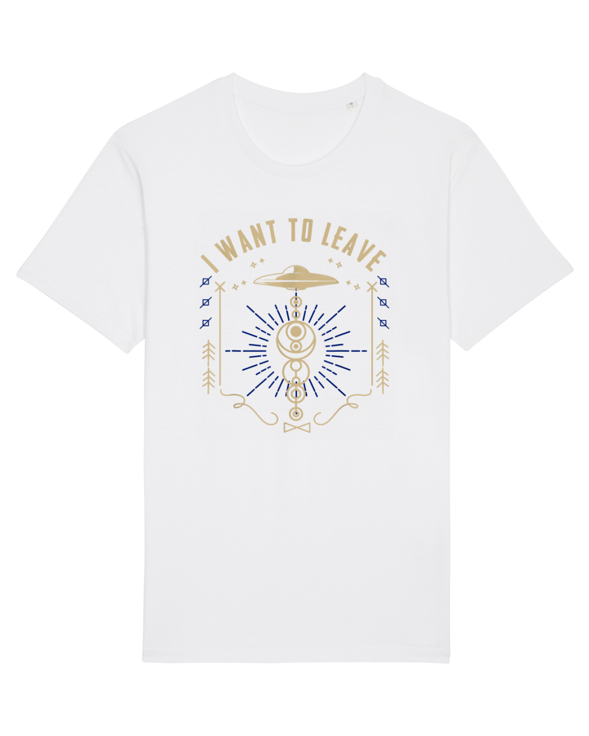 Tricou mânecă scurtă Unisex Rocker White