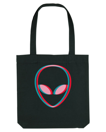Inspired Alien Glitch Hipster Black