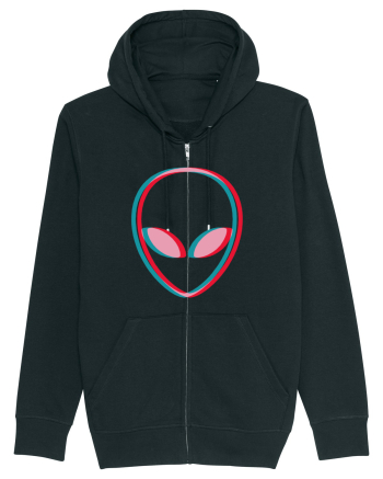 Inspired Alien Glitch Hipster Black