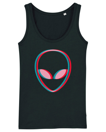 Inspired Alien Glitch Hipster Black