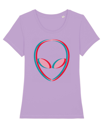 Inspired Alien Glitch Hipster Lavender Dawn