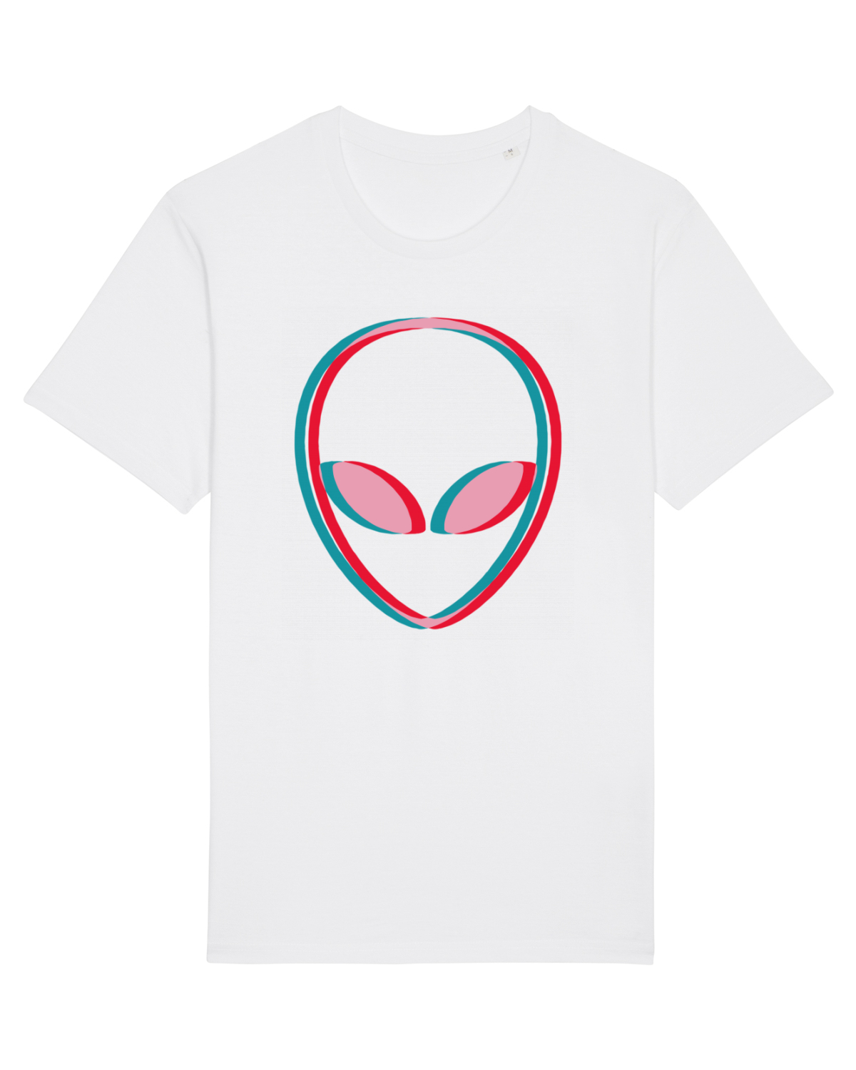Tricou mânecă scurtă Unisex Rocker White