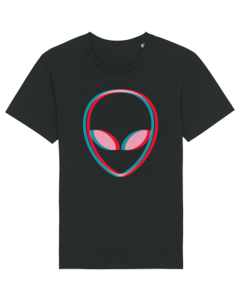 Inspired Alien Glitch Hipster Black
