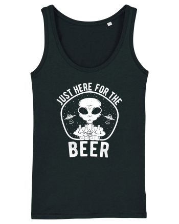 Just Here For The Beer Black