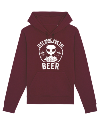 Just Here For The Beer Burgundy