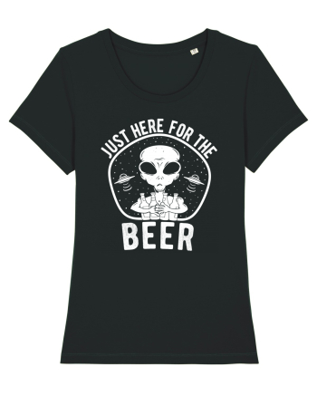 Just Here For The Beer Black