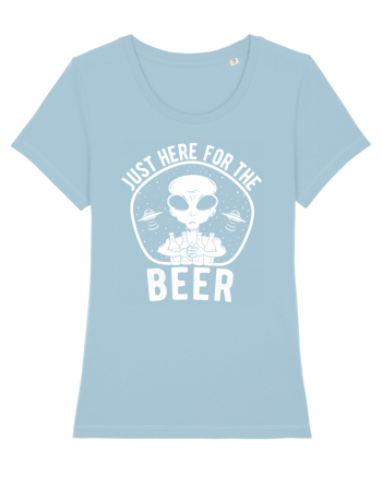 Just Here For The Beer Sky Blue