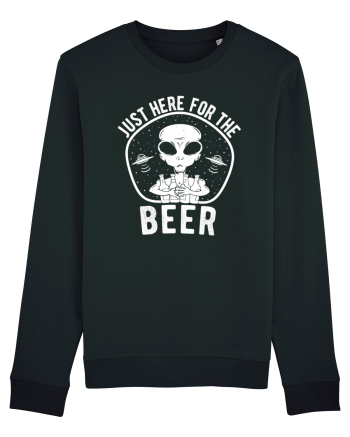 Just Here For The Beer Black