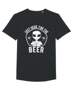 Just Here For The Beer Tricou mânecă scurtă guler larg Bărbat Skater