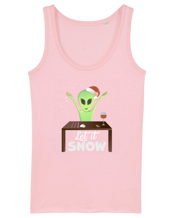 Let It Snow Cool White Cotton Pink