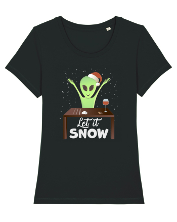 Let It Snow Cool White Black