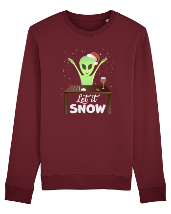 Let It Snow Cool White Burgundy