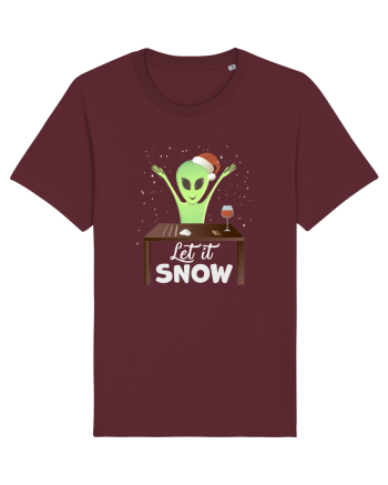Let It Snow Cool White Burgundy