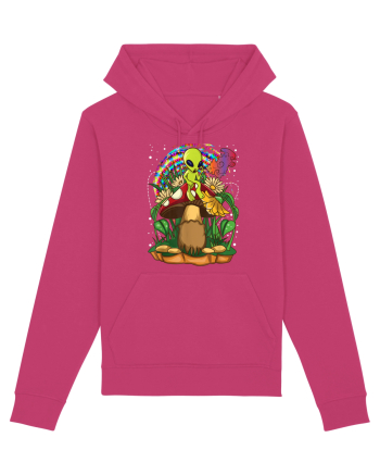 Magic Mushroom Alien Trippy Shroom Raspberry