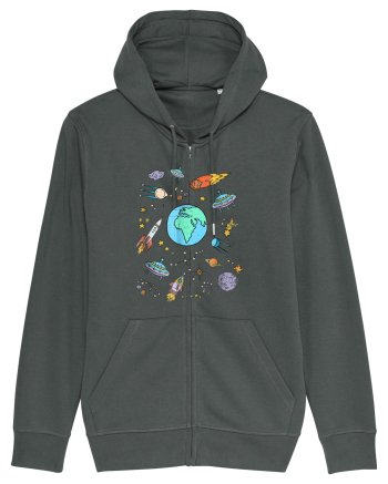 Outer Space UFO Rocket Anthracite