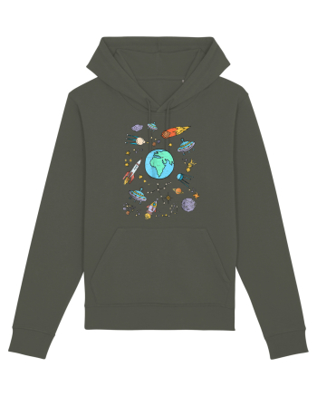 Outer Space UFO Rocket Khaki