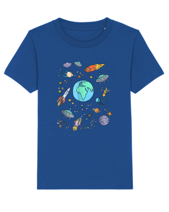Outer Space UFO Rocket Majorelle Blue