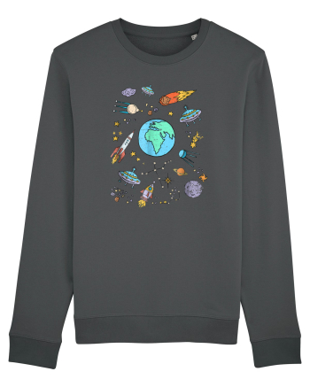 Outer Space UFO Rocket Anthracite