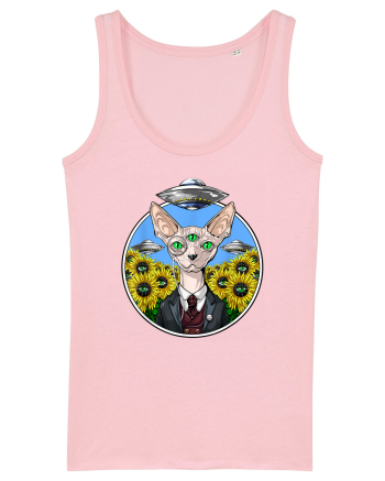 Psychedelic Hairless Sphynx Cat Cotton Pink