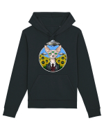 Psychedelic Hairless Sphynx Cat Hanorac Unisex Drummer