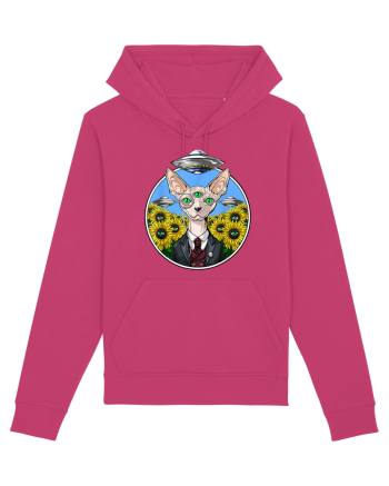 Psychedelic Hairless Sphynx Cat Raspberry