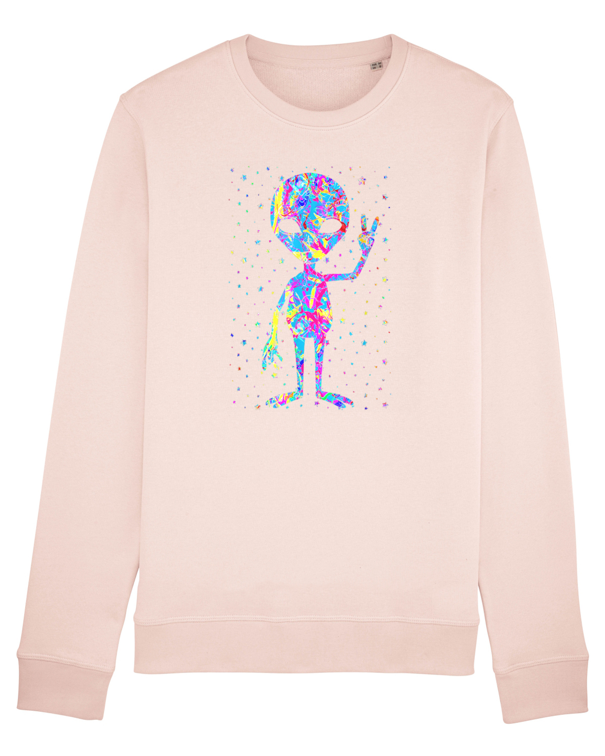 Bluză mânecă lungă Unisex Rise Candy Pink