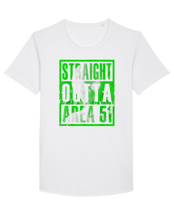 Straight Outta Area 51 Retro Vintage  White