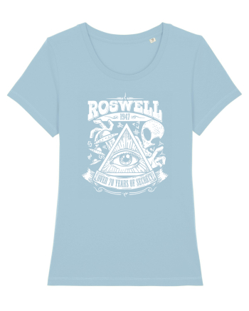 Roswell Alien Crash Sky Blue