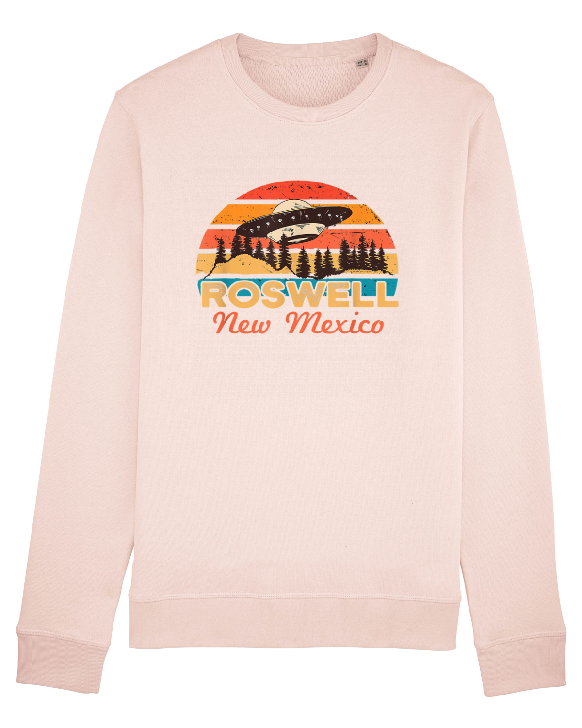 Bluză mânecă lungă Unisex Rise Candy Pink