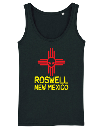 Roswell New Mexico Souvenir Zia Symbol Black