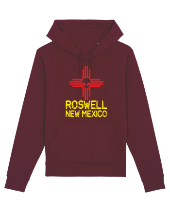 Roswell New Mexico Souvenir Zia Symbol Burgundy